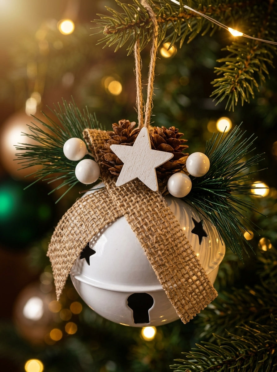 Nordic Christmas Bell Dekoratif Yılbaşı Ağacı Süsü