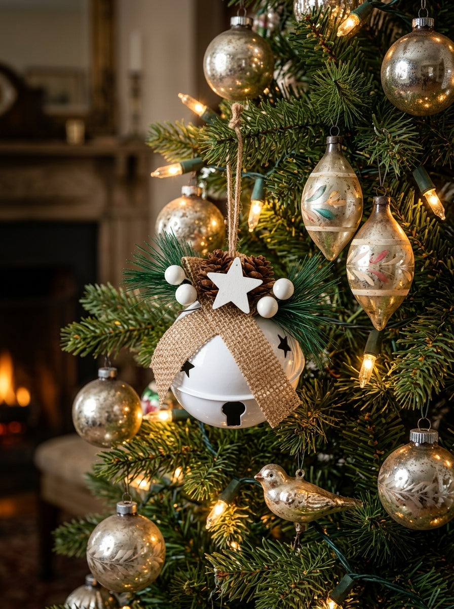 Nordic Christmas Bell Dekoratif Yılbaşı Ağacı Süsü