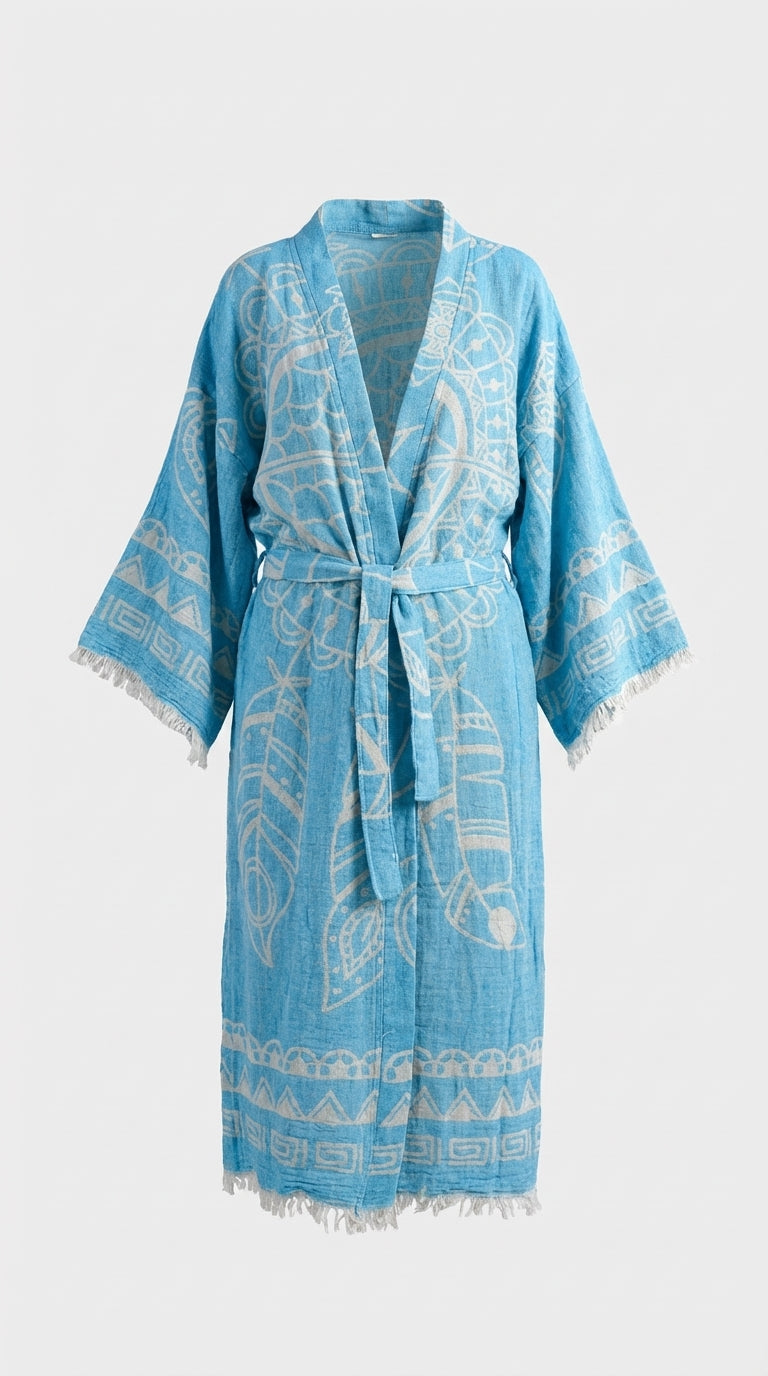 Blue Dreamcatcher Kimono