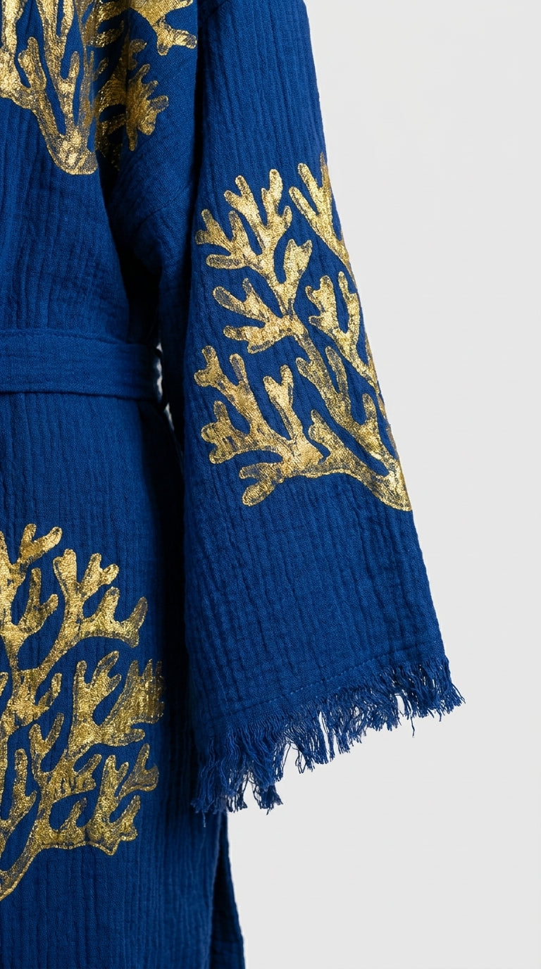 Blue Ethereal Coral Kimono