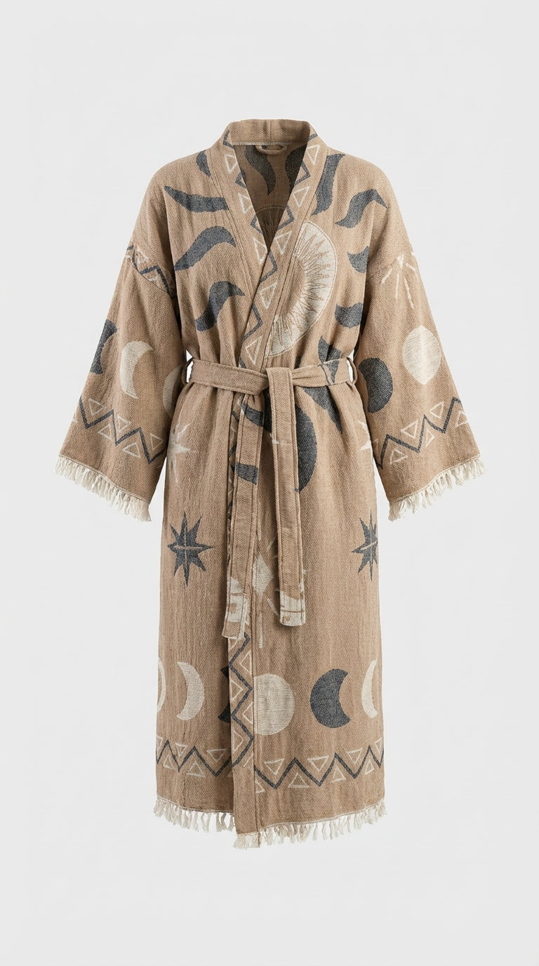 Beige Sun Kimono