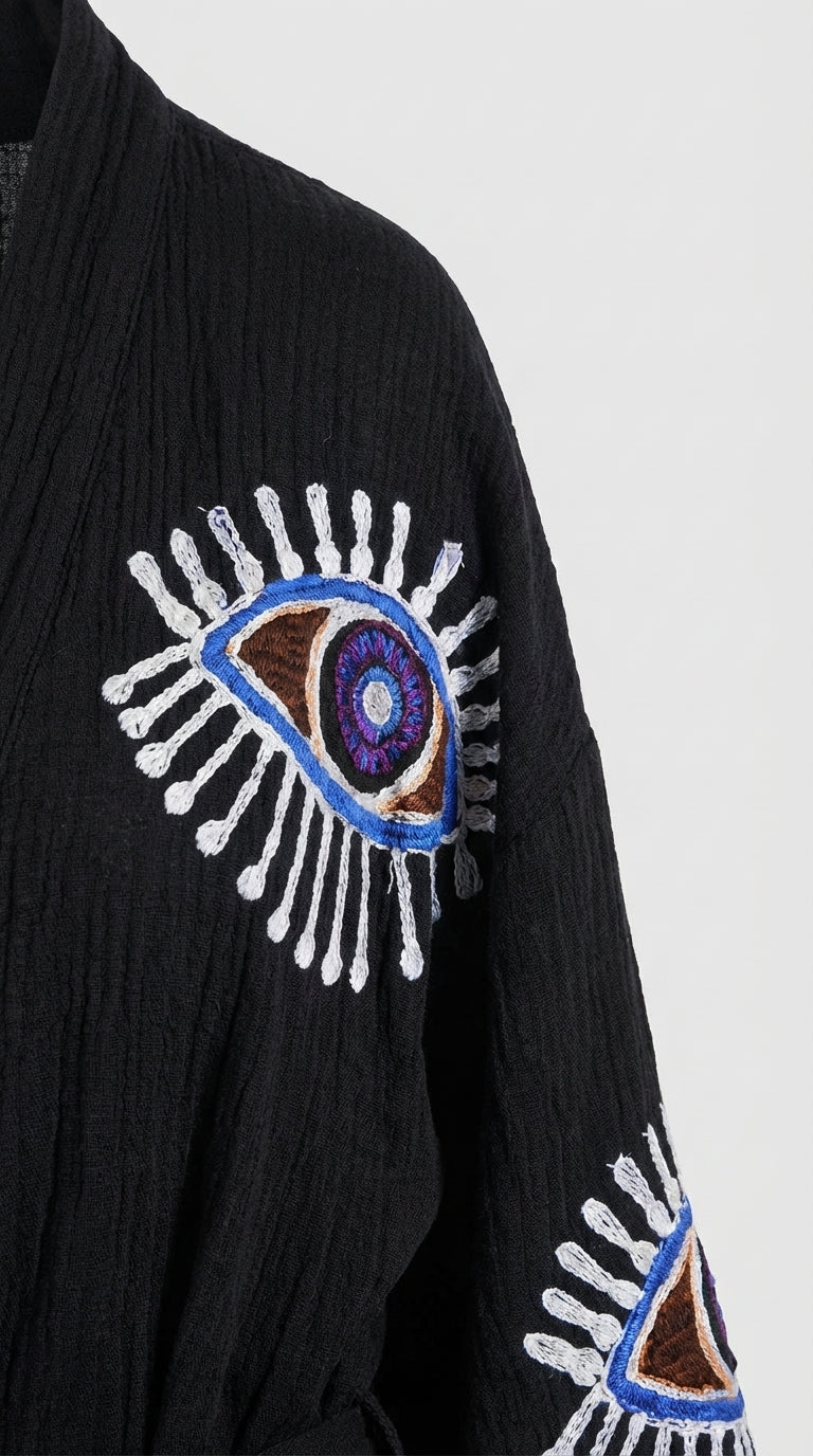 Black VisionGuard Kimono