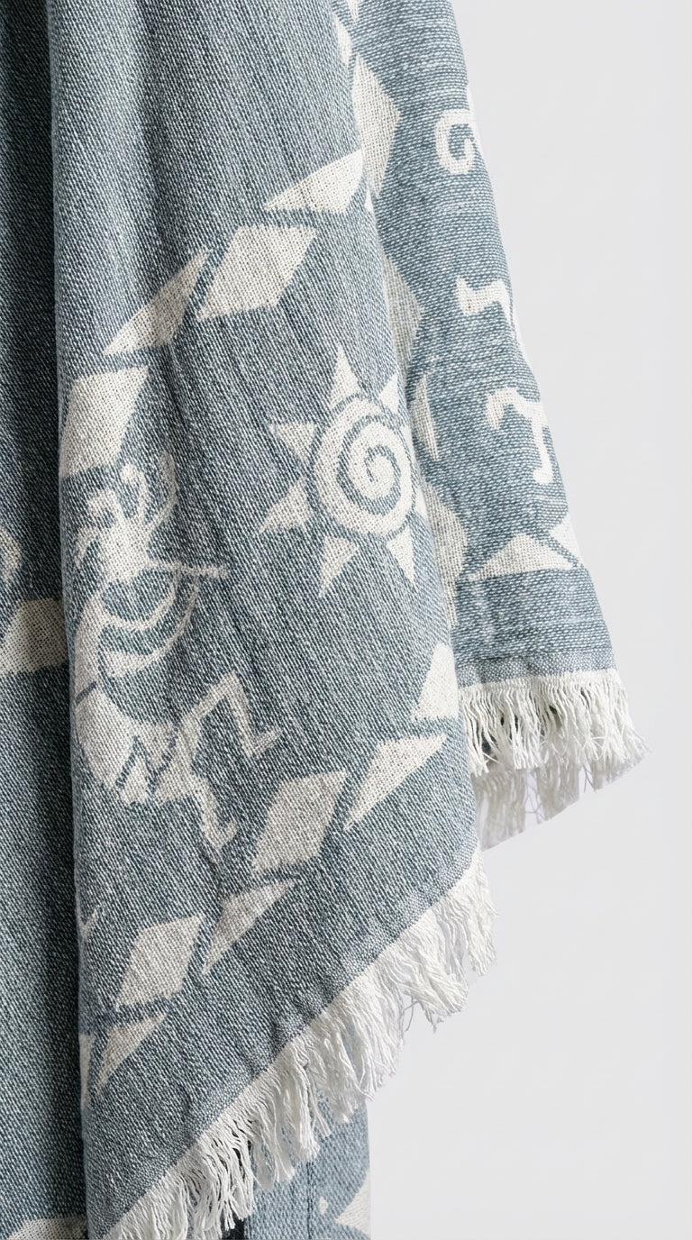 Gray Dreamcatcher Kimono
