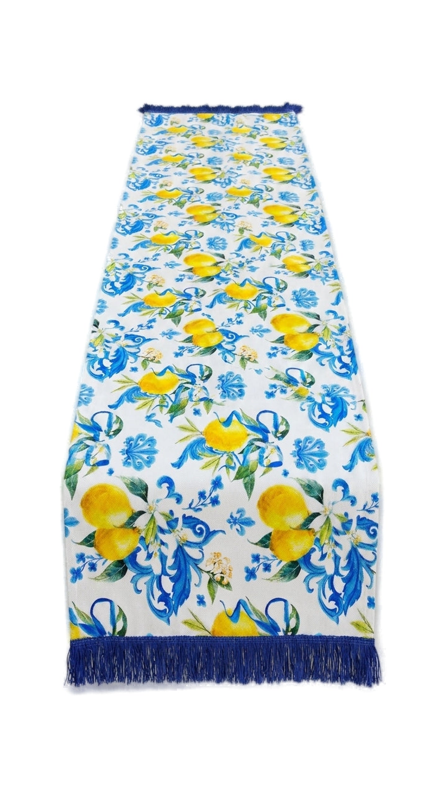 Limoncello Azure Tassel Runner