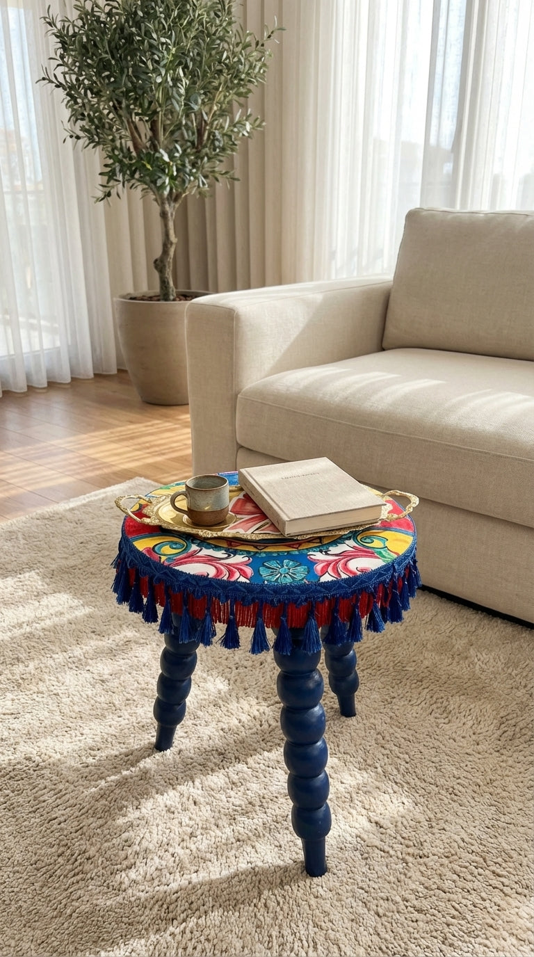 طاولة قهوة كبيرة Solea Clover Azure