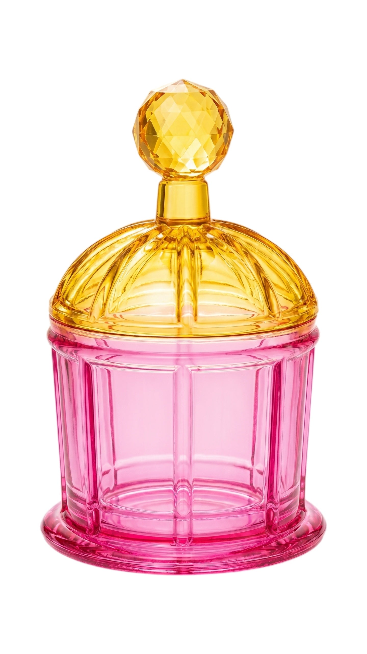 Lumi Kapaklı Kristal Obje-Pink