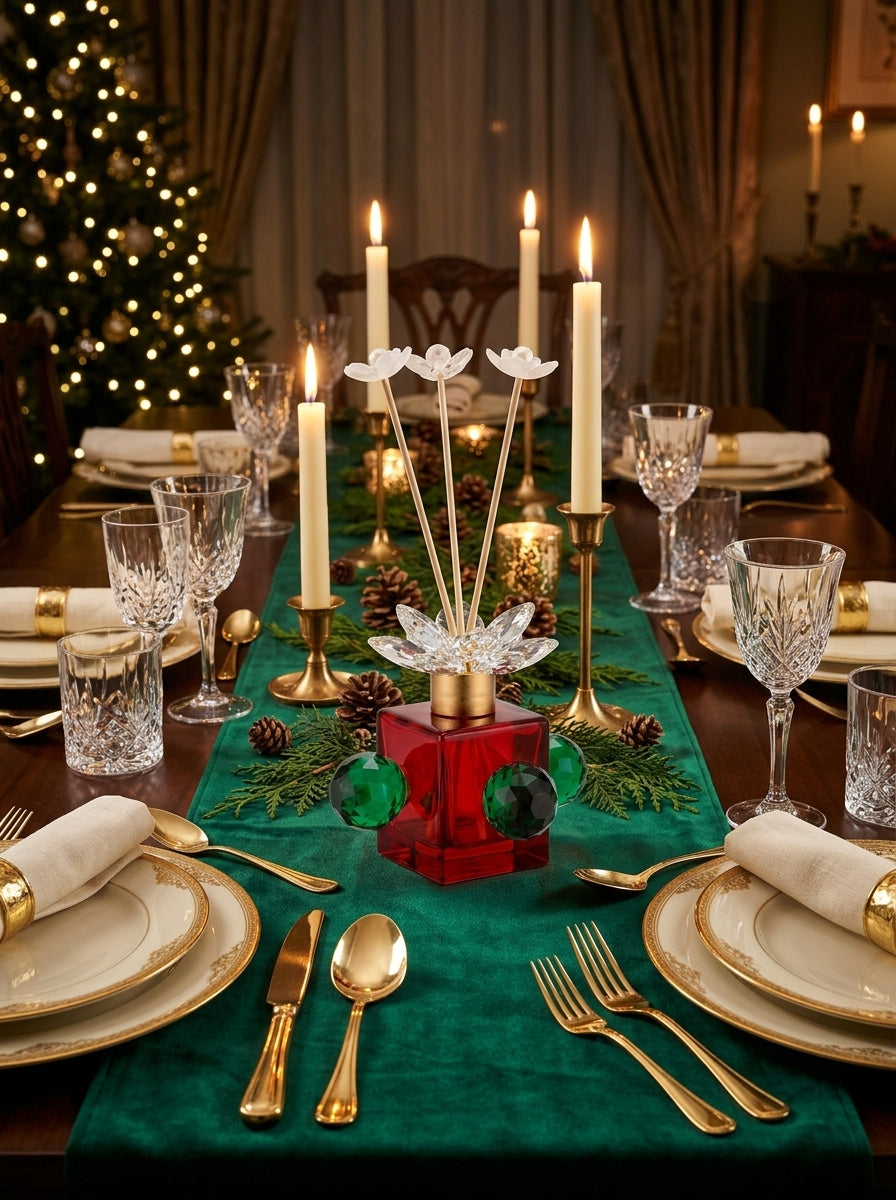 Christmas Jewel Kristal Difüzör Şişesi