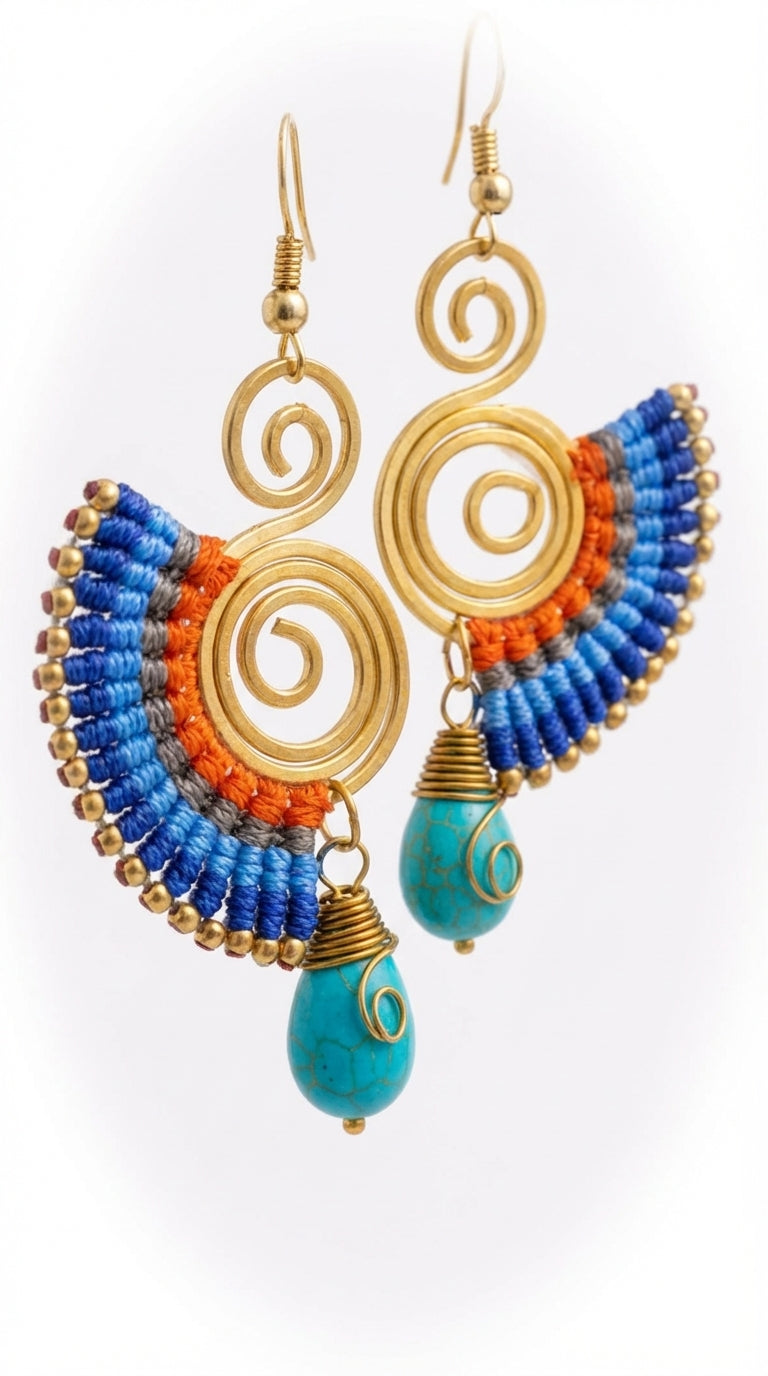 Nomad Arc Azure Küpe