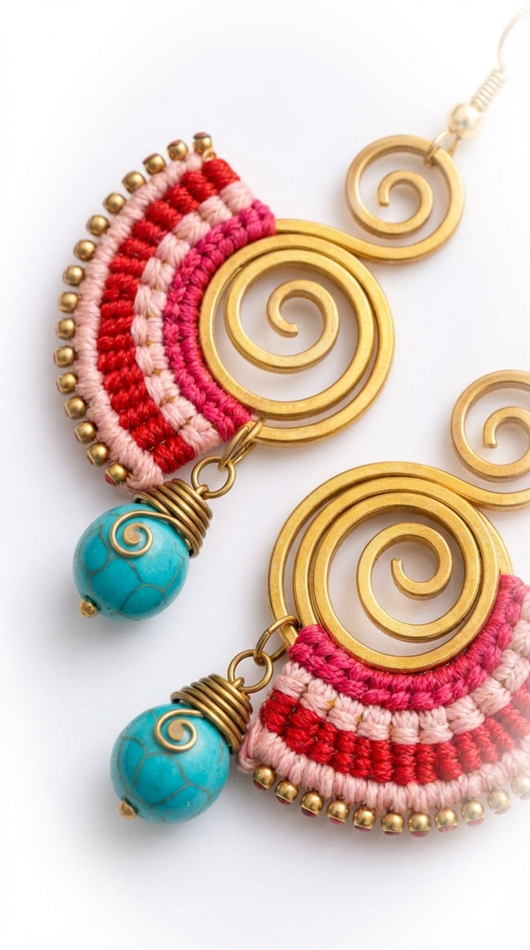 Nomad Arc Ember Earrings