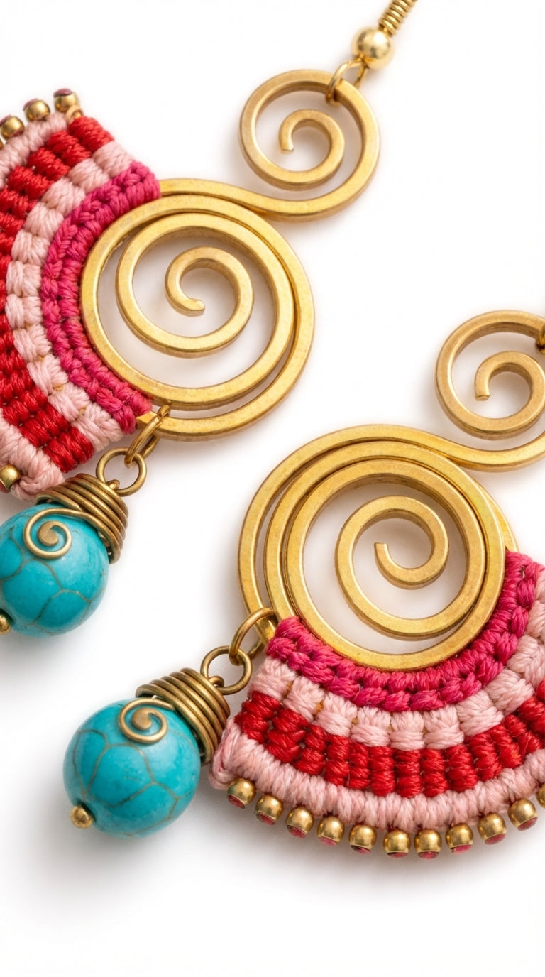 Nomad Arc Ember Earrings