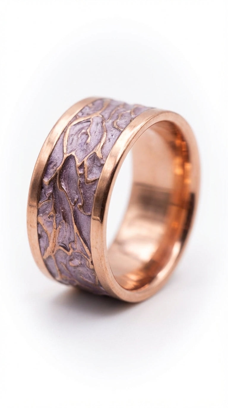 Relief Yüzük- Lilac