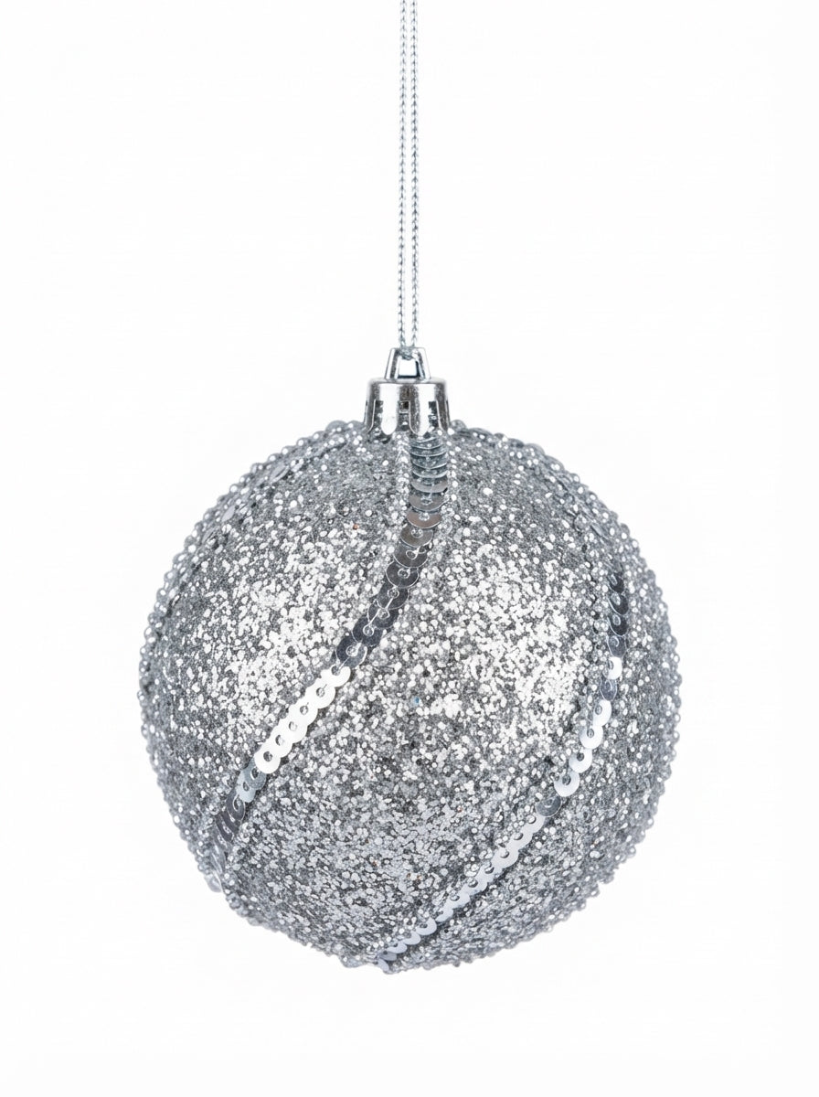 Silver Radiance Yılbaşı Ağaç Süsü - 12 CM