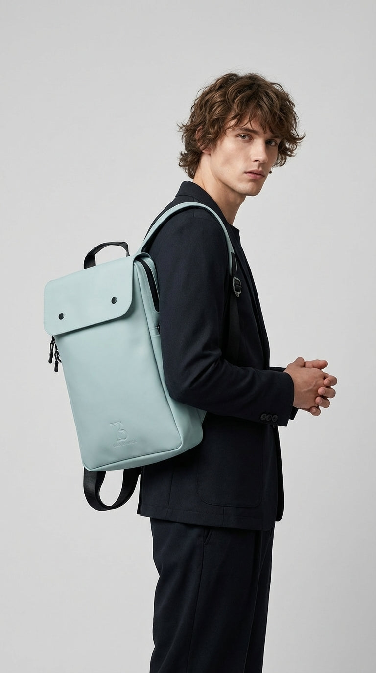 Sage Green Dock Structured Backpack