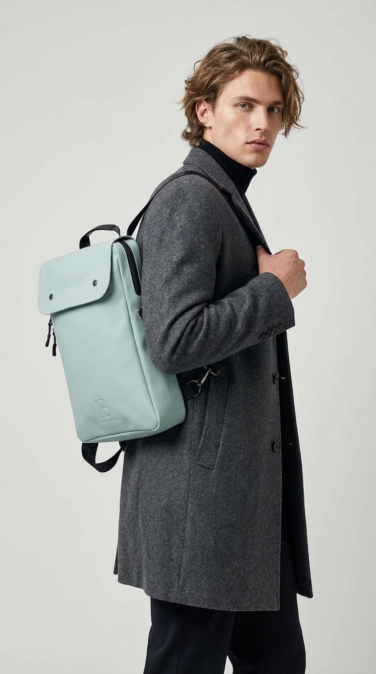Sage Green Dock Structured Backpack