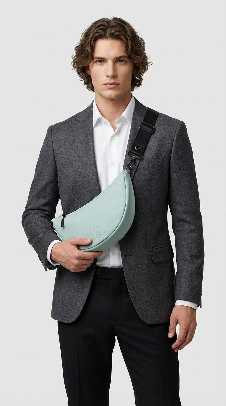 Sage Drift Crossbody Bag