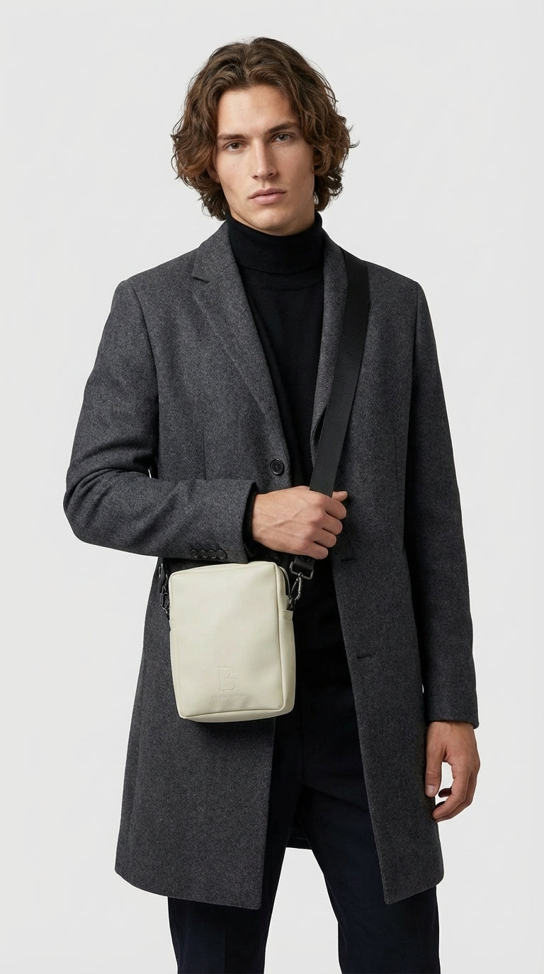 Sand Beige Glow Elegant Shoulder Bag