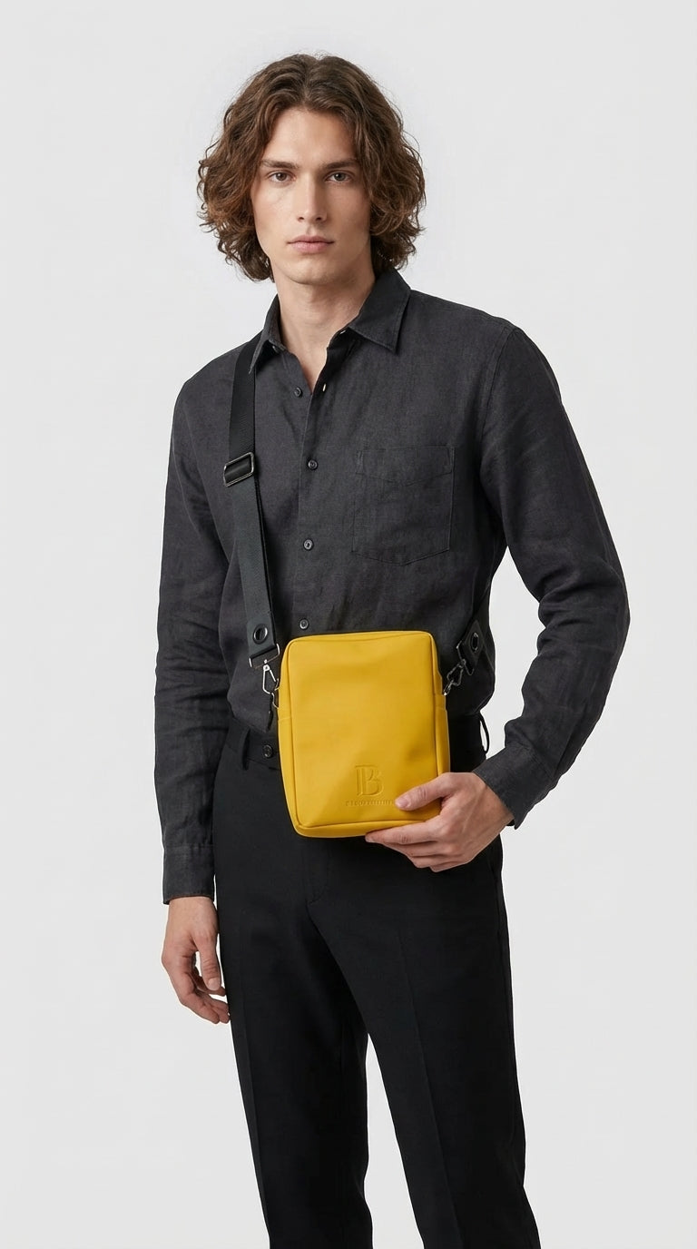 Mustard Glow Elegant Shoulder Bag