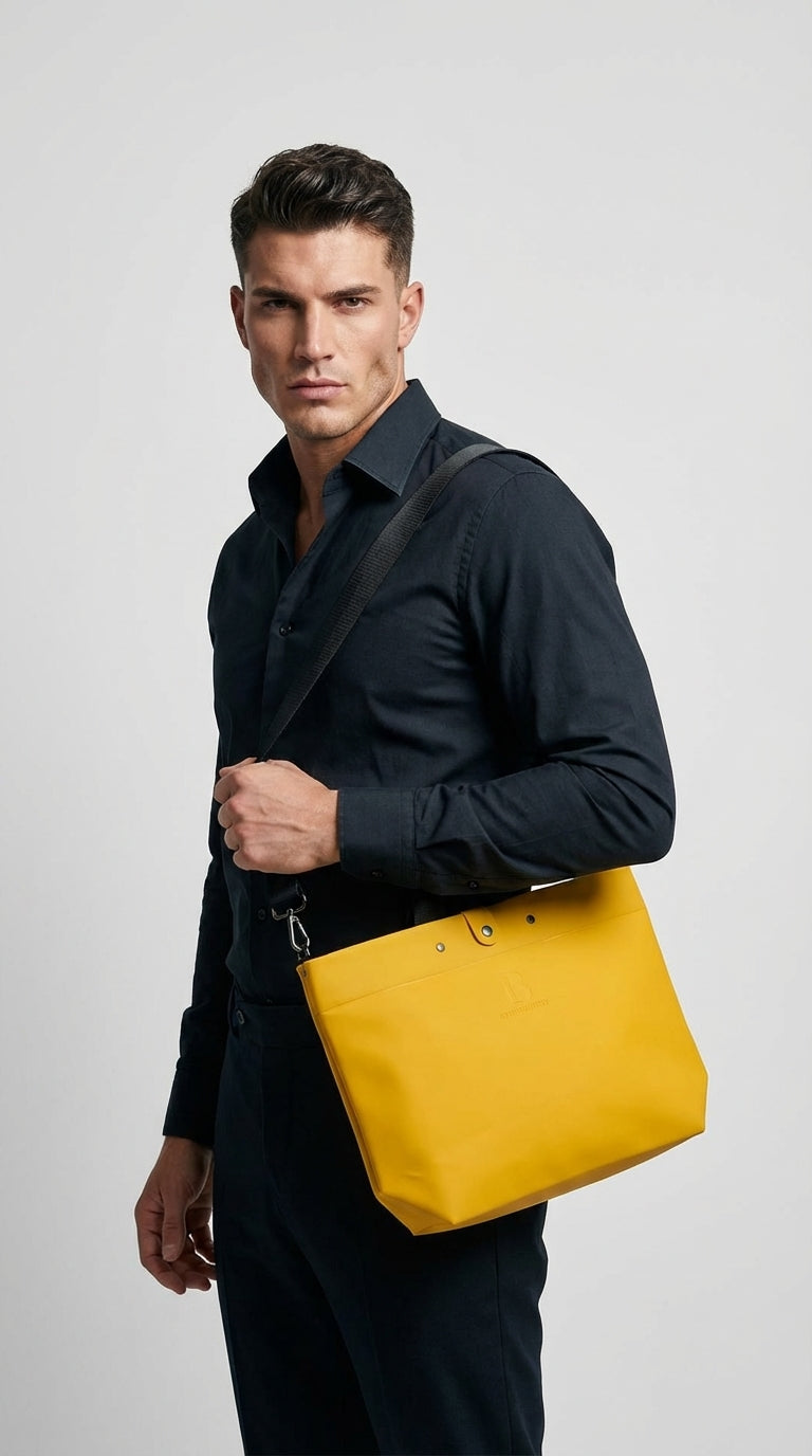 Mustard Loop Tote Bag
