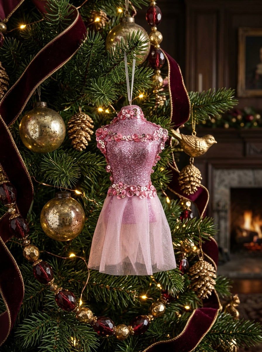 Pink Ballerina Yılbaşı Ağacı Süsü