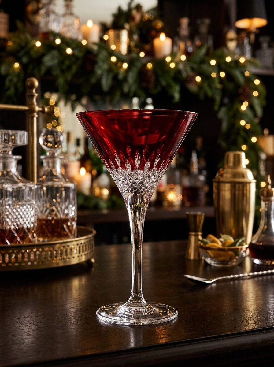 Celeste Christmas Ruby Martini Kadehi