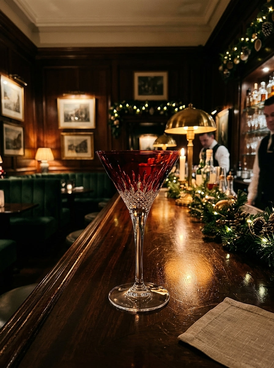 Celeste Christmas Ruby Martini Kadehi