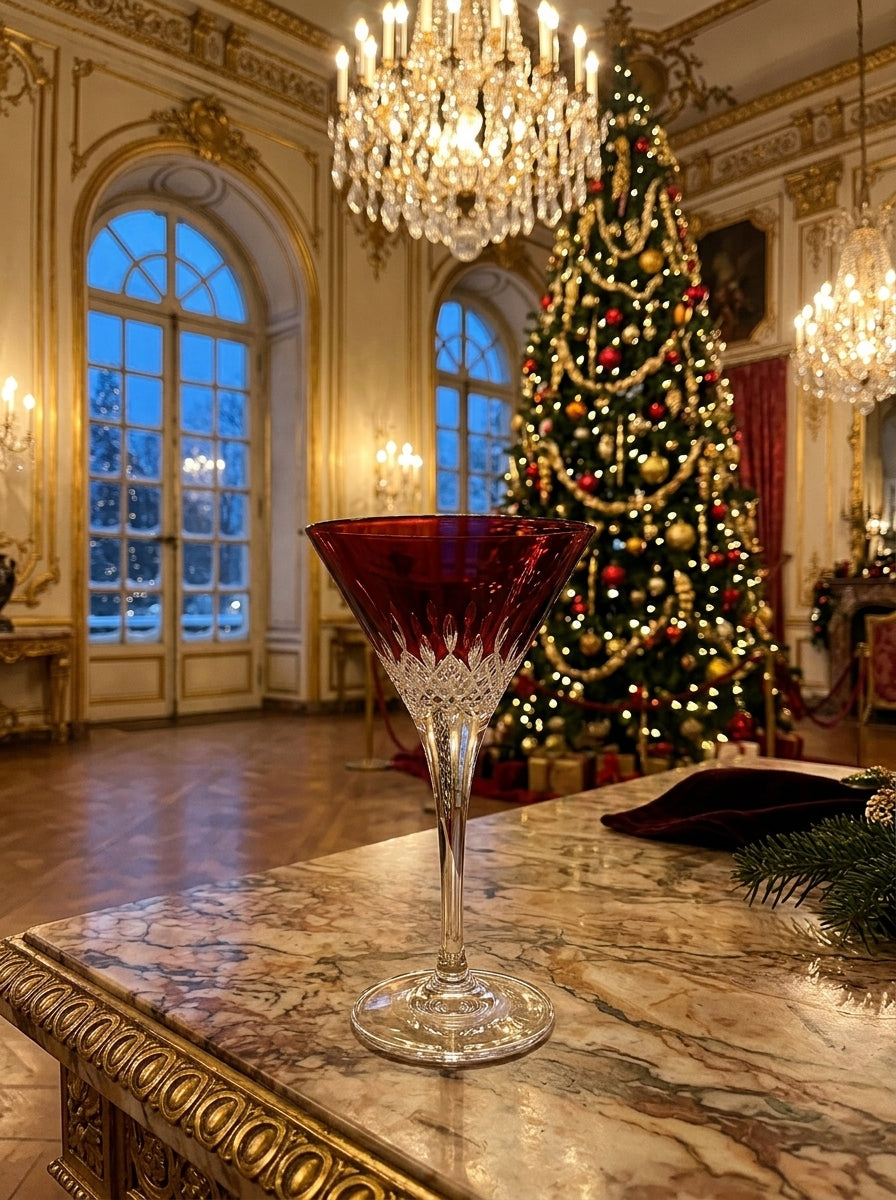 Celeste Christmas Ruby Martini Kadehi