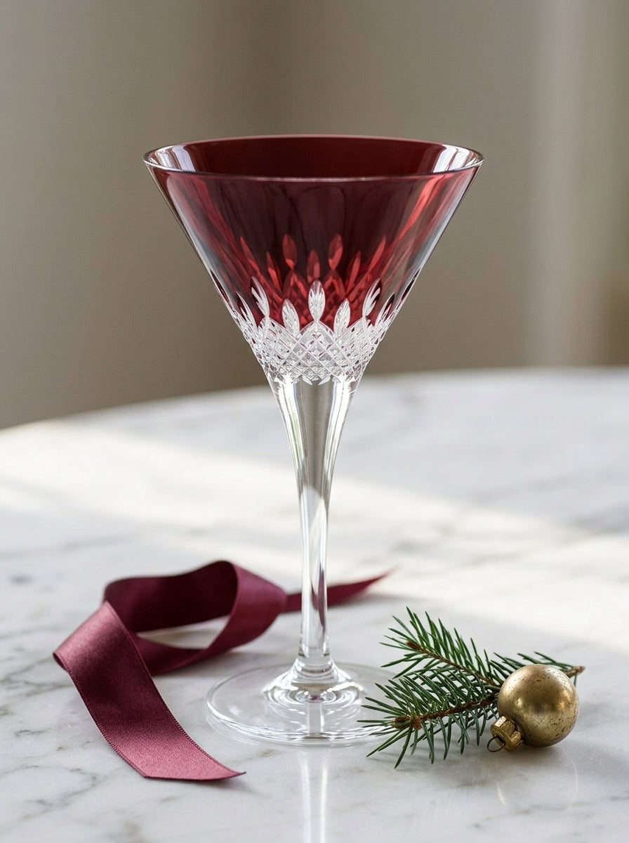 Celeste Christmas Ruby Martini Kadehi