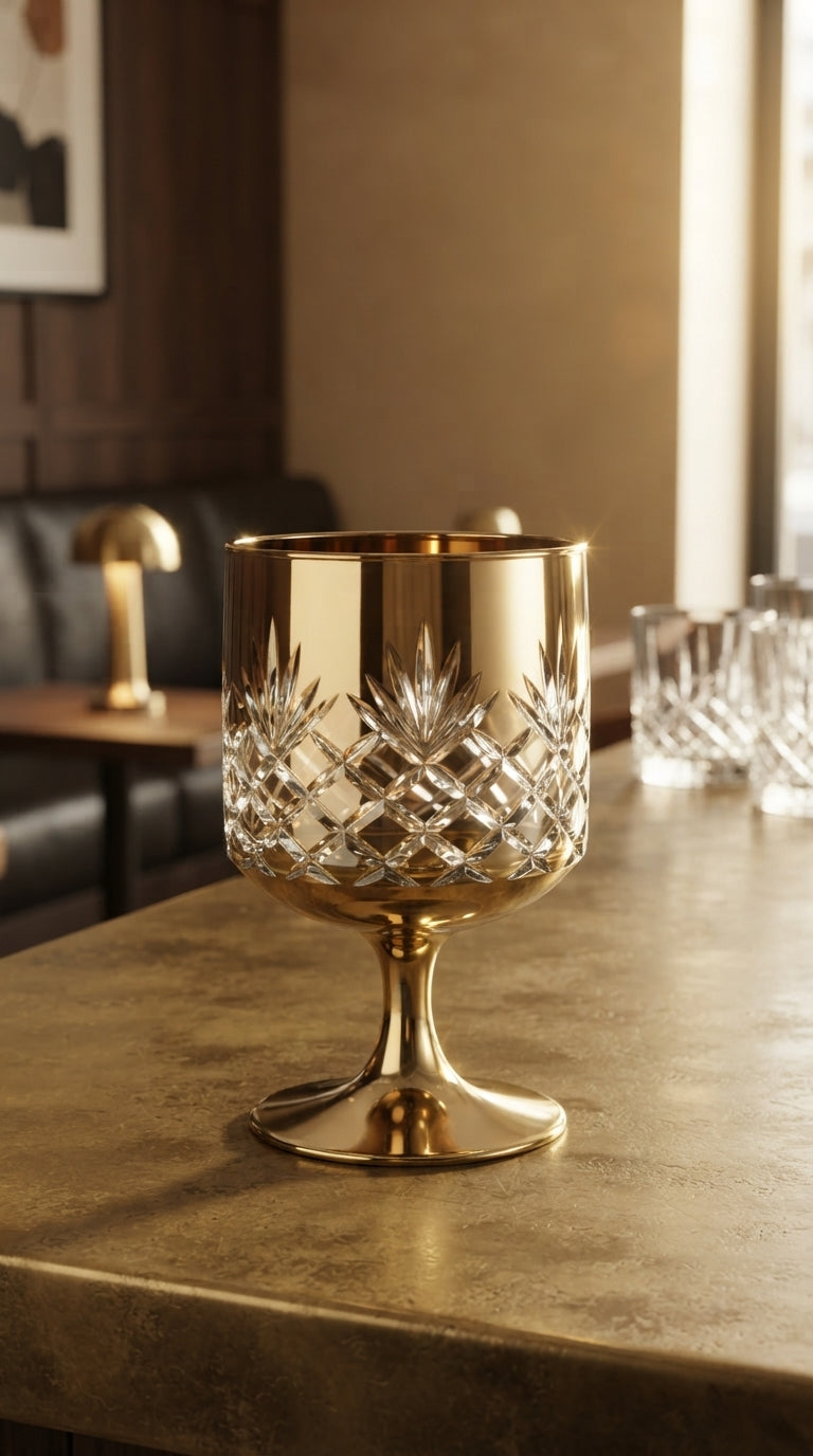 Eclat Arc Gold Kristal Kadeh 270 cc