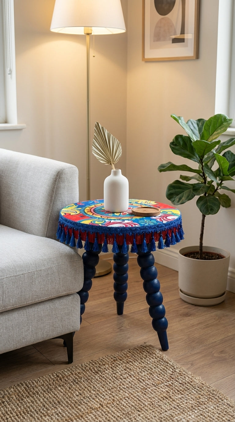 طاولة قهوة كبيرة Solea Clover Azure