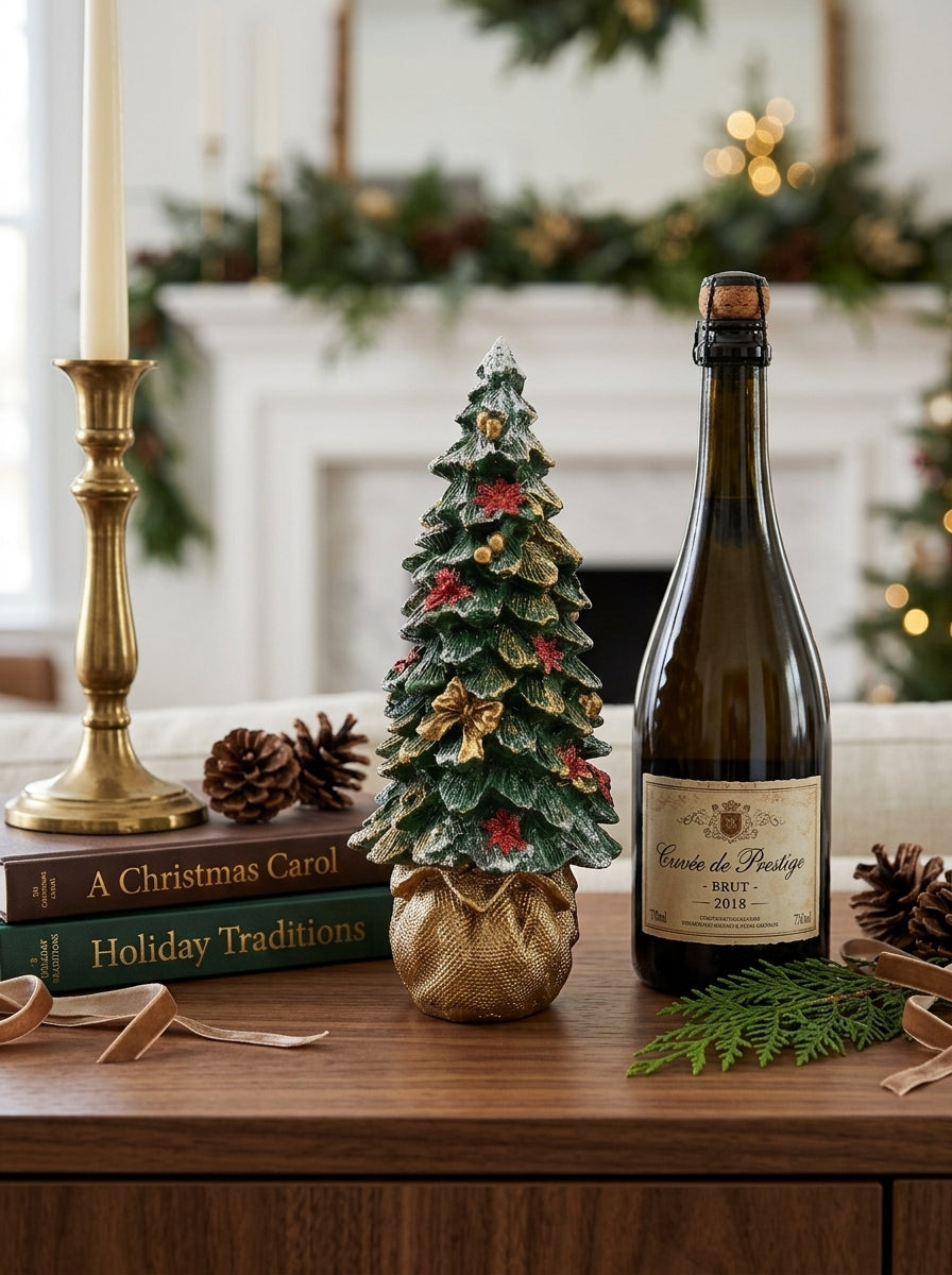Golden Christmas El Yapımı Dekoratif Yılbaşı Ağacı