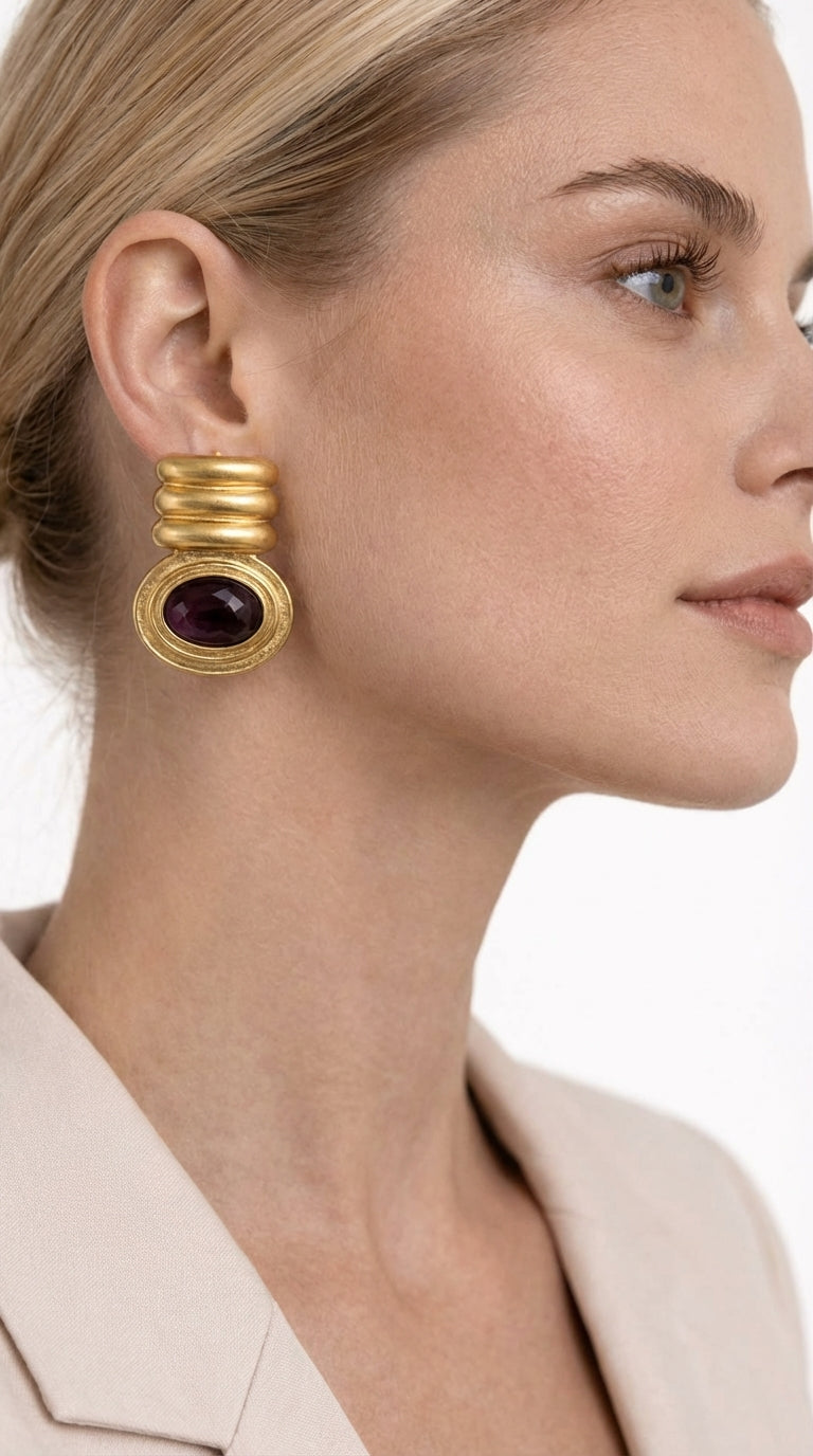 Aristal Stone Earrings