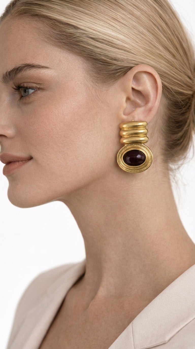 Aristal Stone Earrings