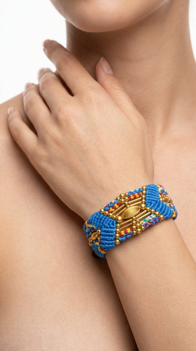 Nomad Relic Bracelet – Cobalt Blue