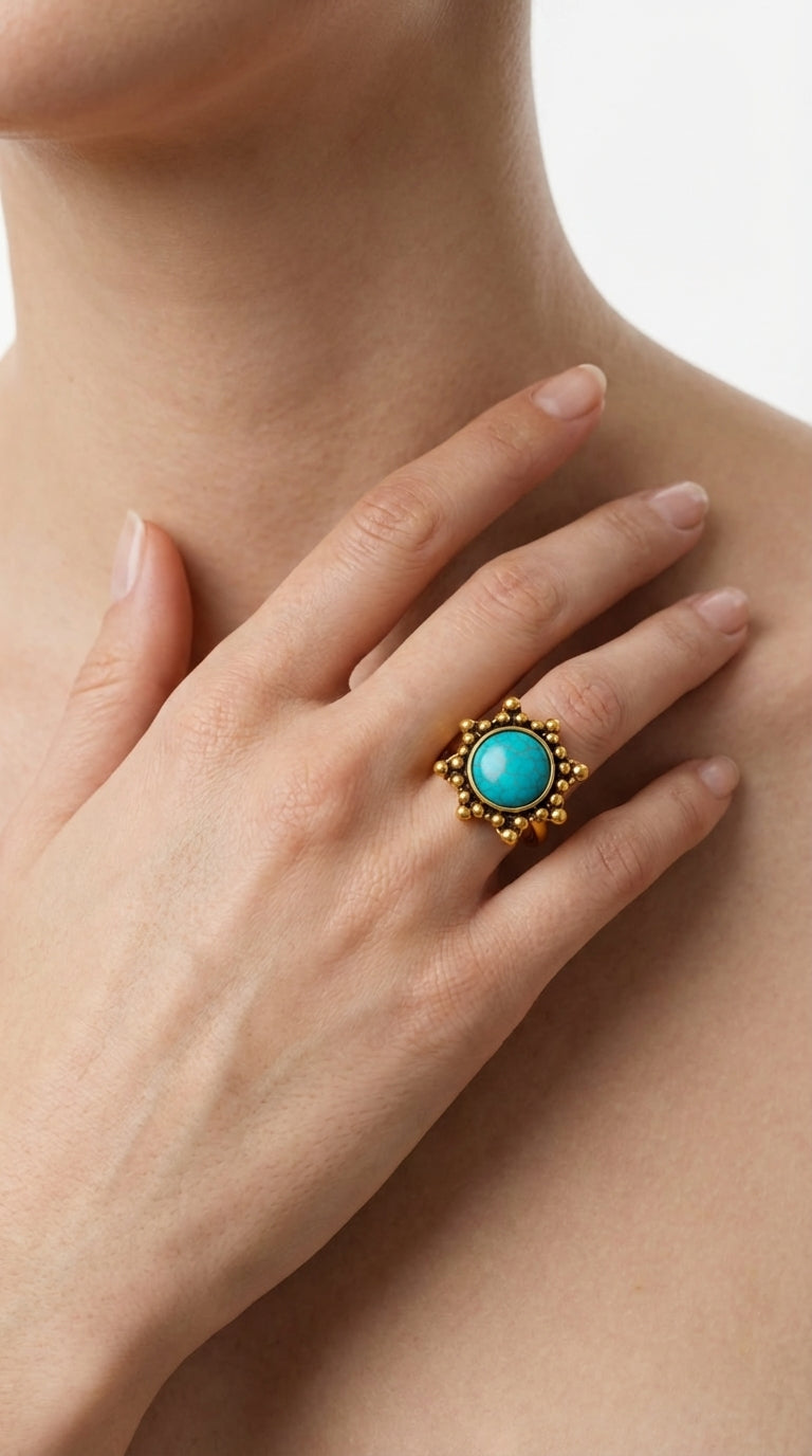 Nomad Azure Ring