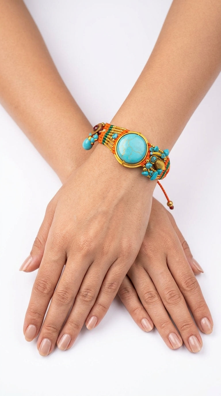 Nomad Aura Bracelet - Terra Orange
