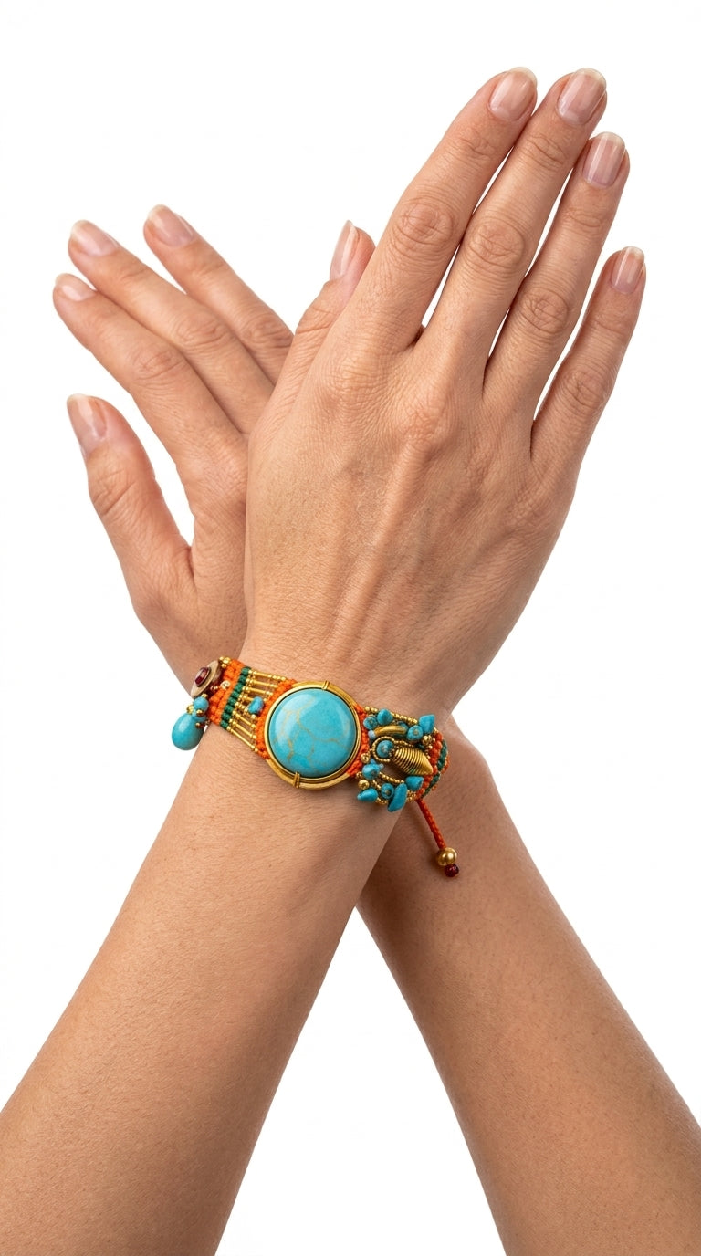 Nomad Aura Bracelet - Terra Orange
