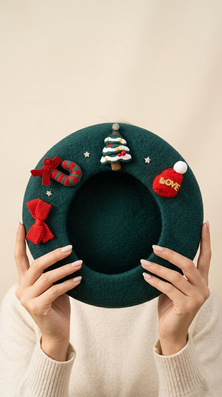 Christmas Love Yeşil Şapka