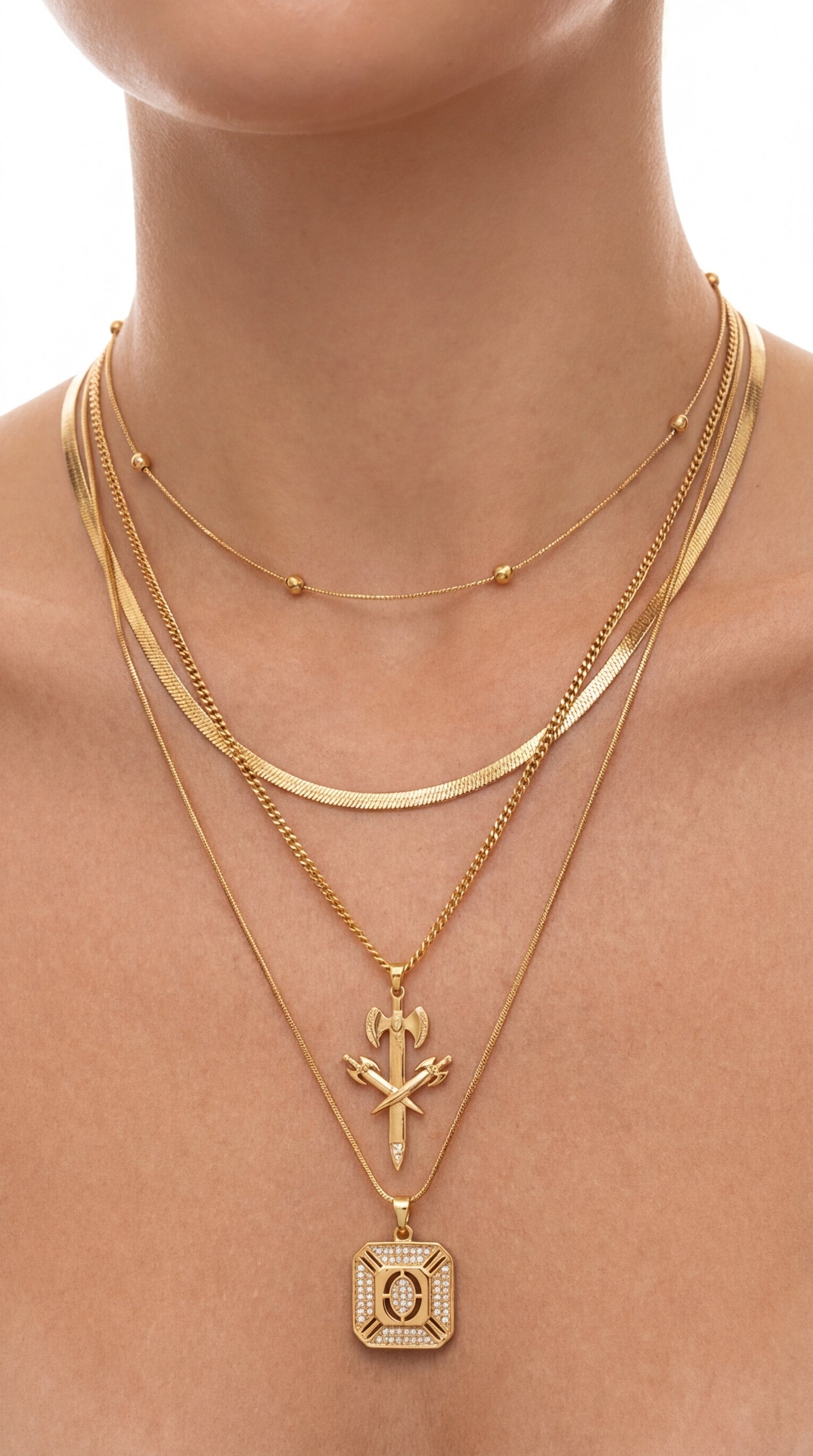 Katmanlı Kolye Seti