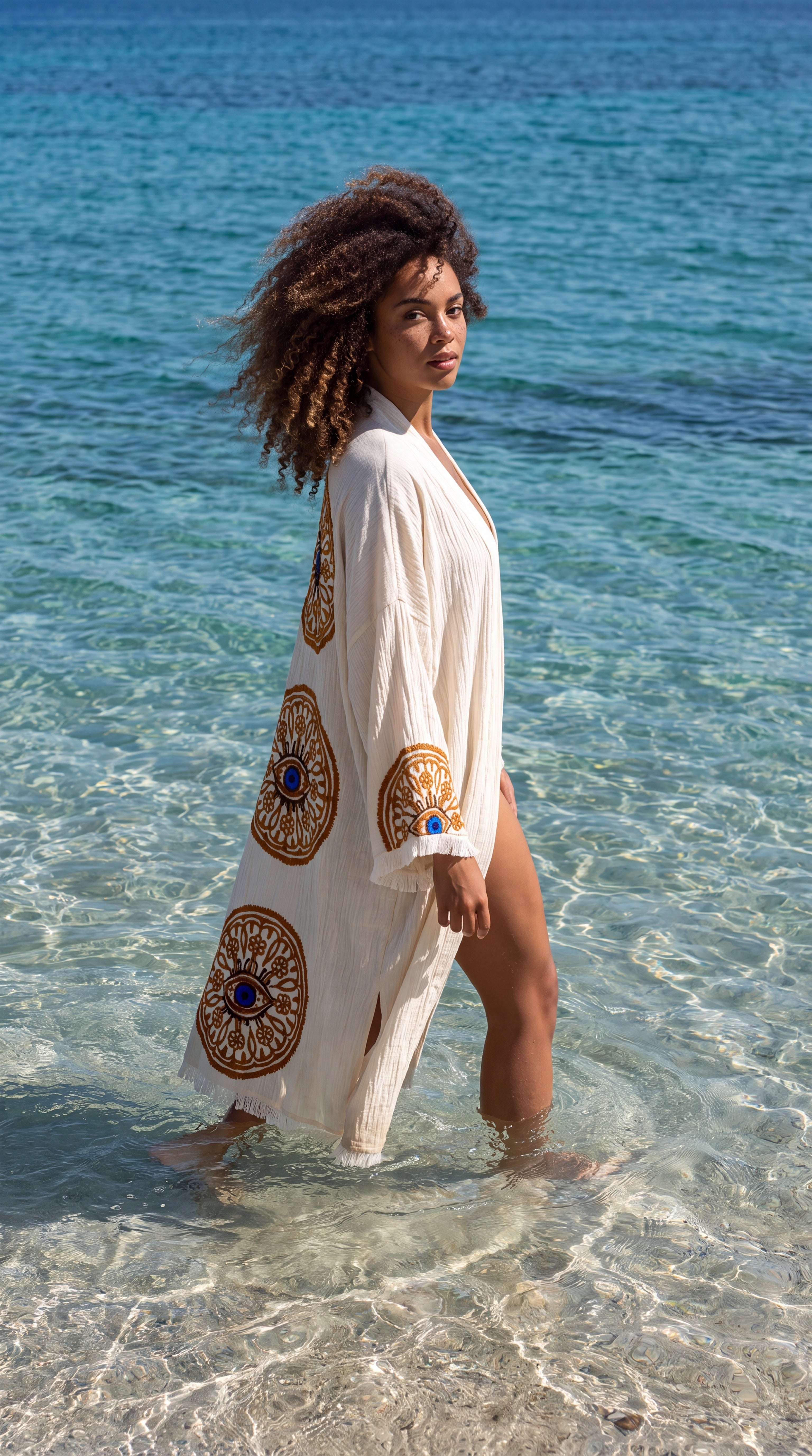 Mandala Eye Kimono