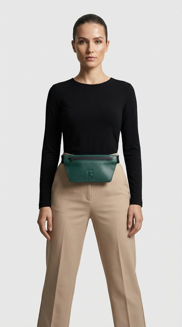 Olive (Olive Green) Slant Waist Bag