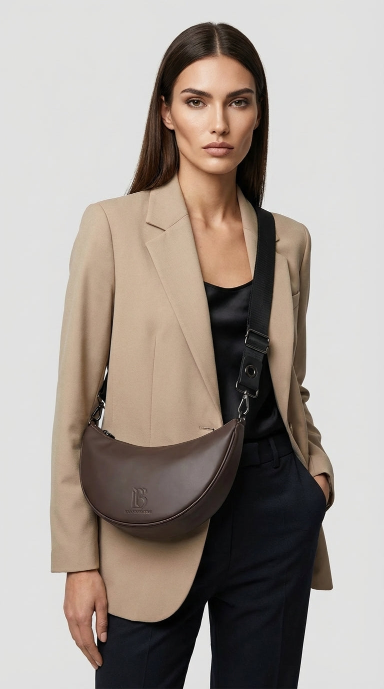 Mocha (Brown) Drift Crossbody Bag