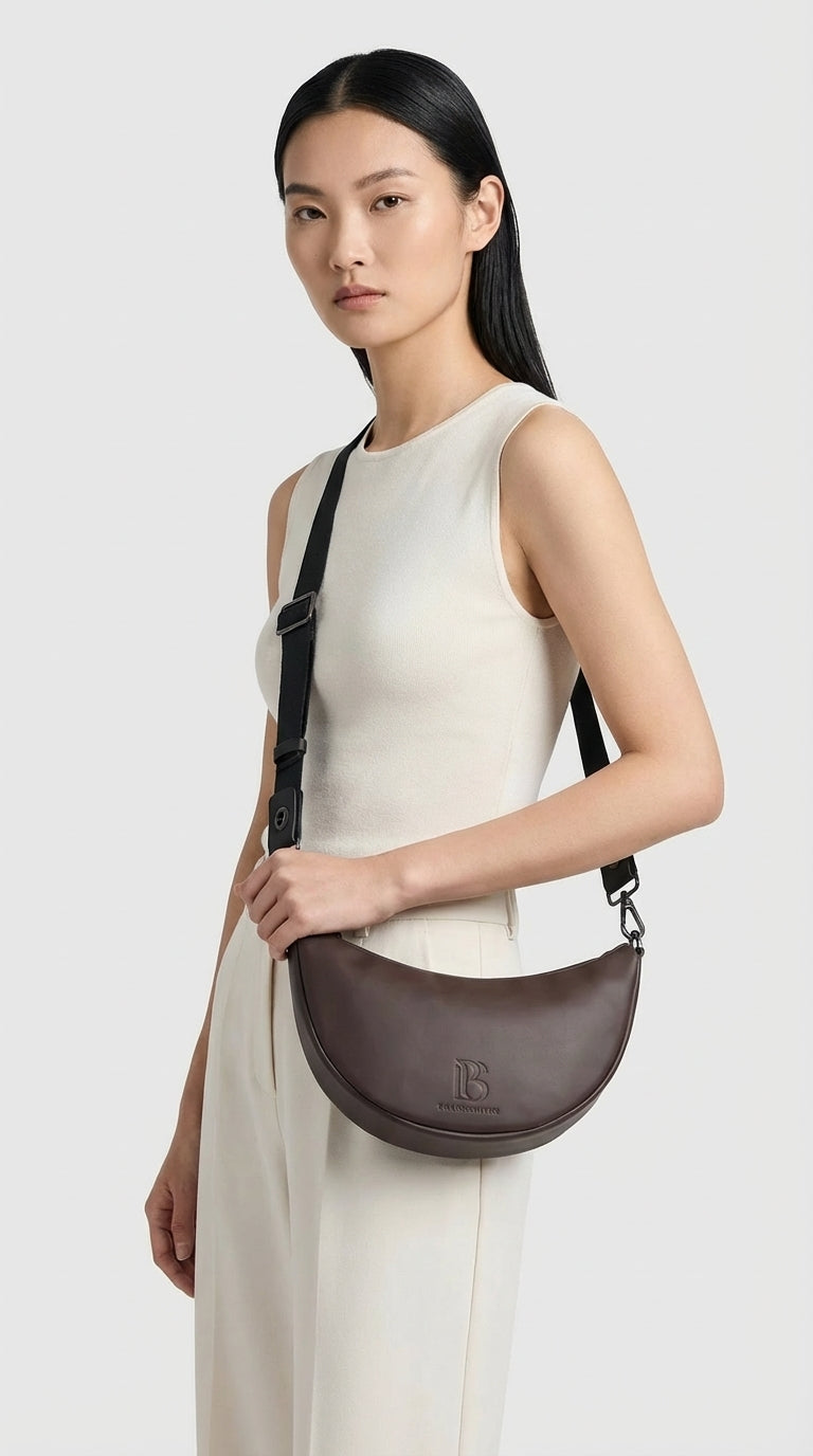 Mocha (Brown) Drift Crossbody Bag