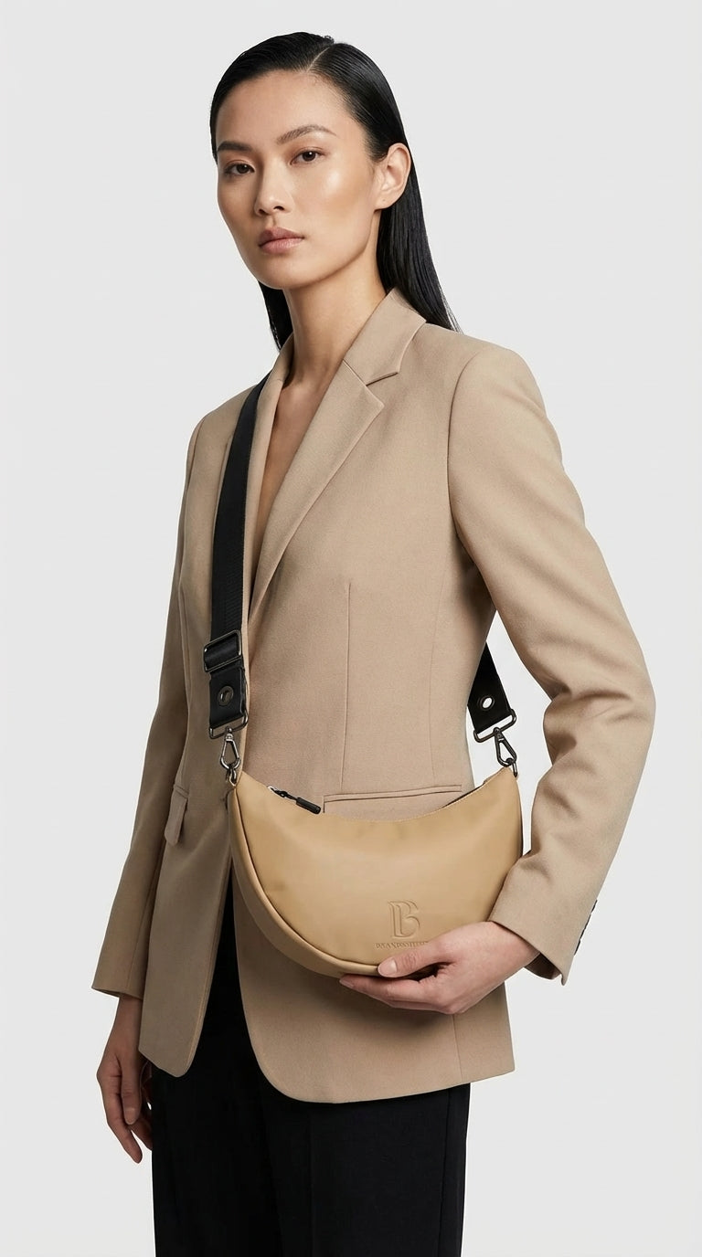 Camel Drift Crossbody Bag