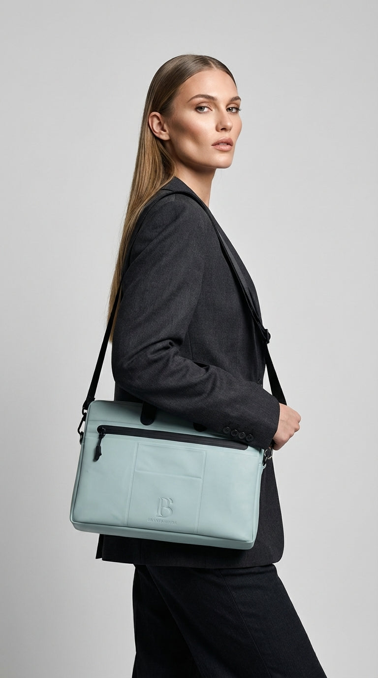 Sage Green Align Laptop Bag