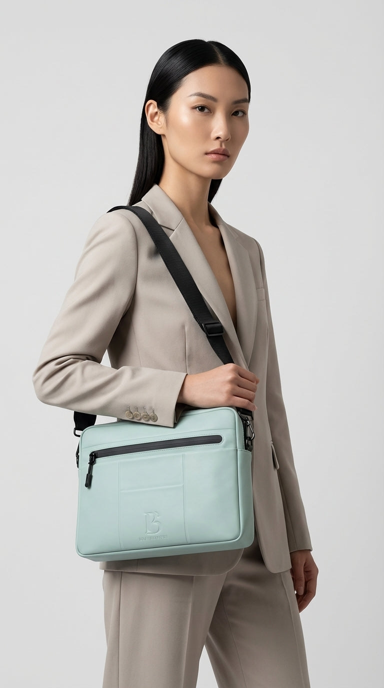 Sage Green Align Laptop Bag