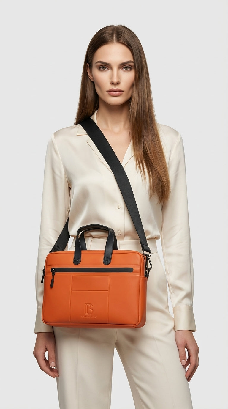 Tangerine (Mandarin) Align Laptop Bag
