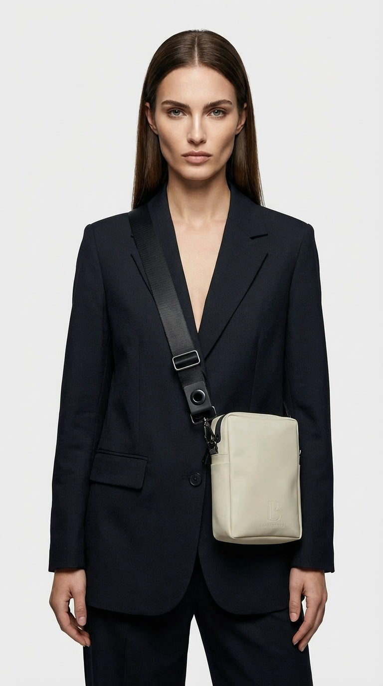 Sand Beige Glow Elegant Shoulder Bag