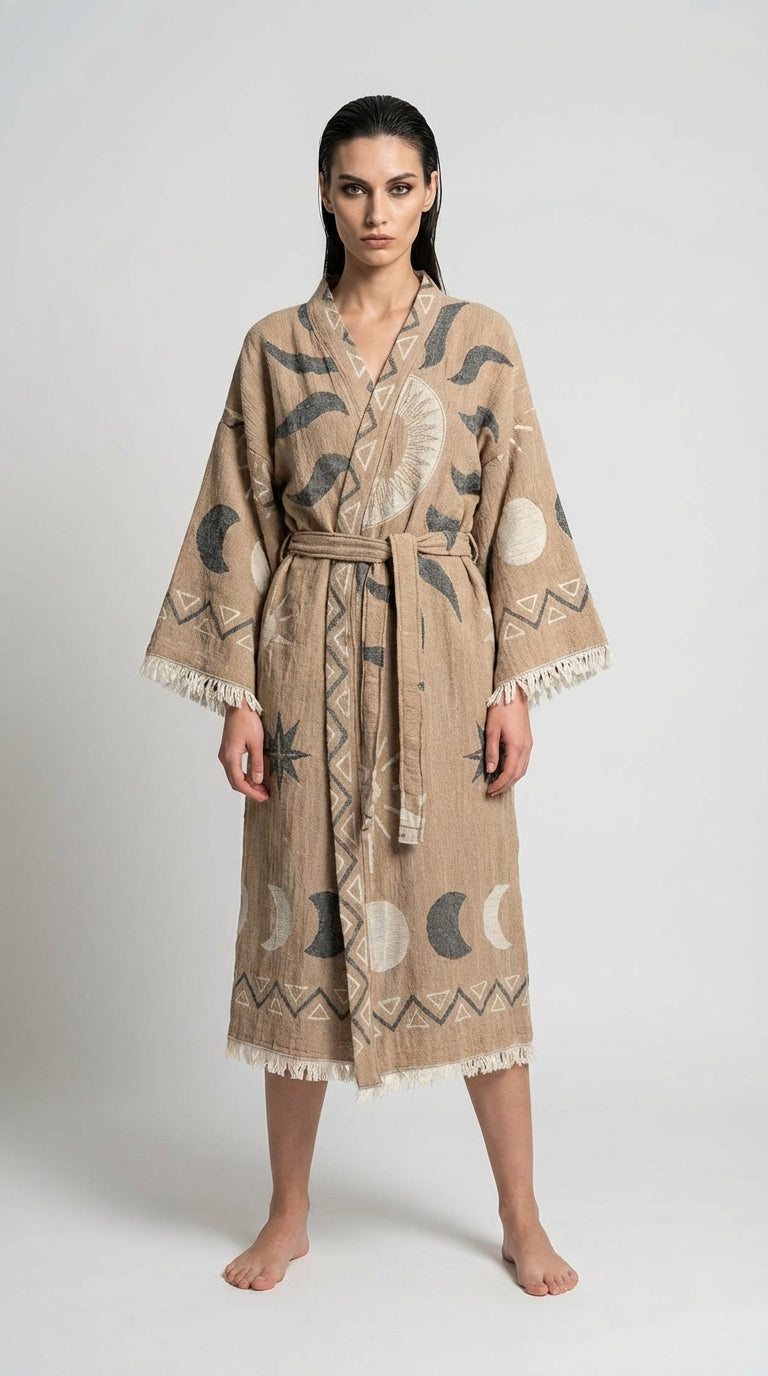Beige Sun Kimono