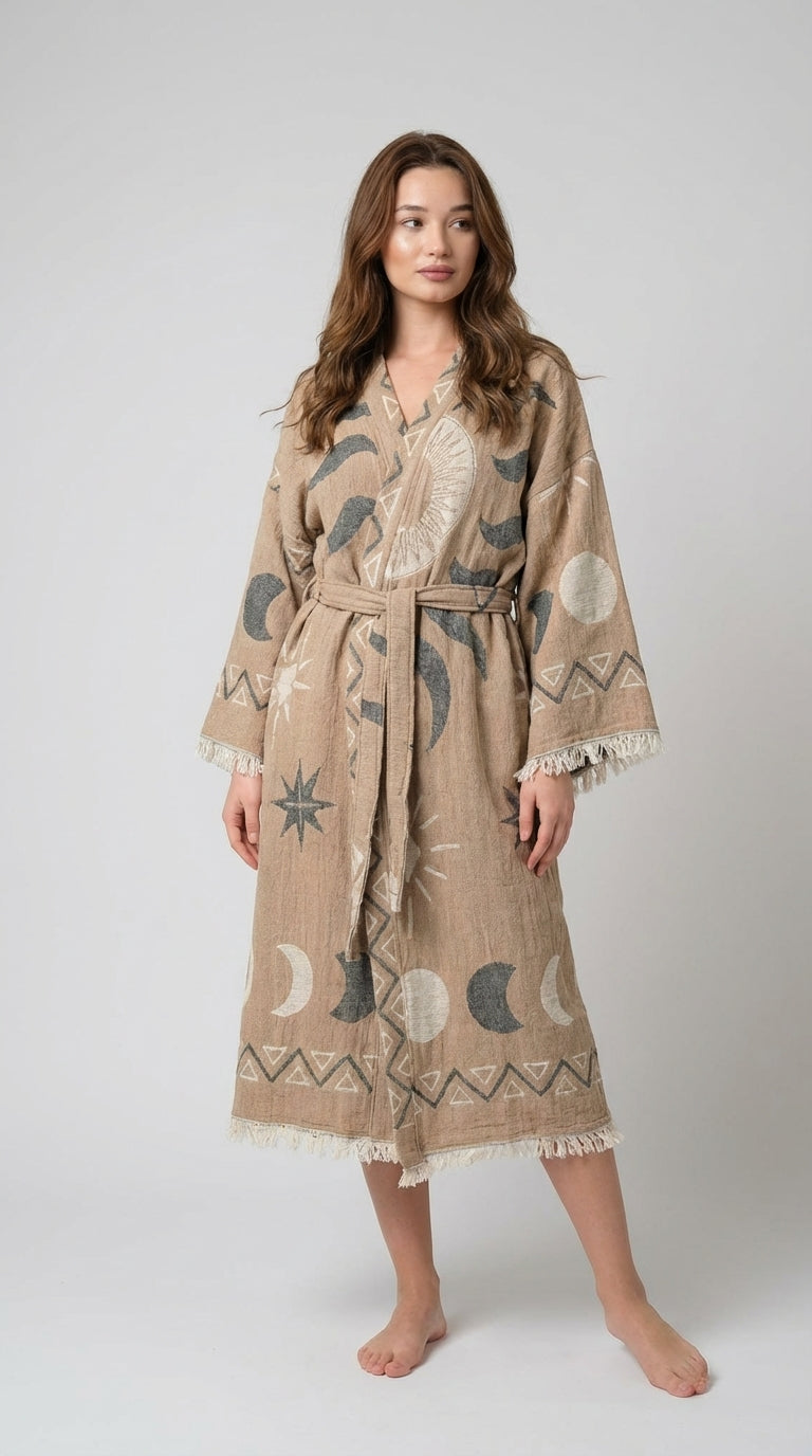 Beige Sun Kimono