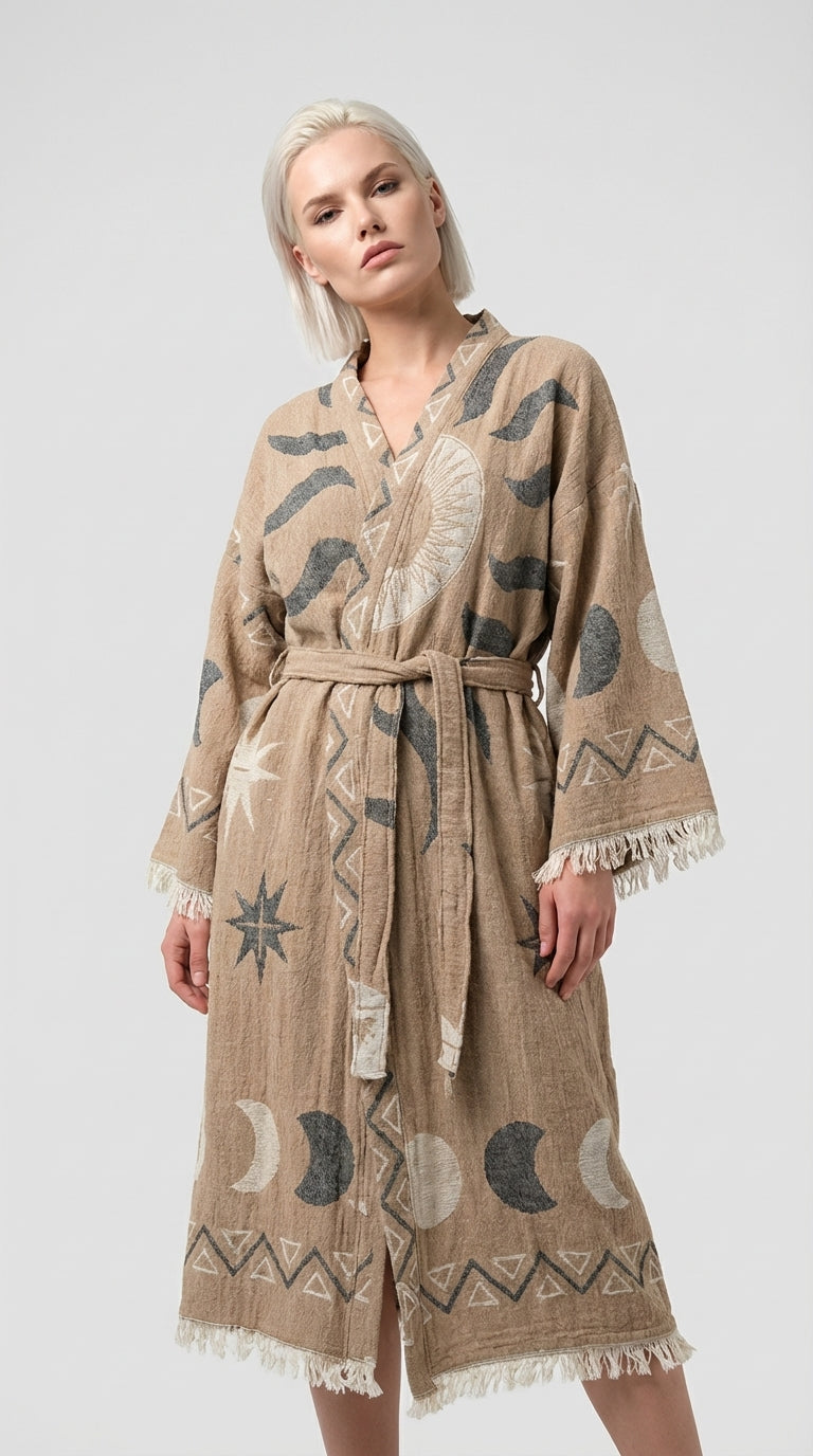 Beige Sun Kimono